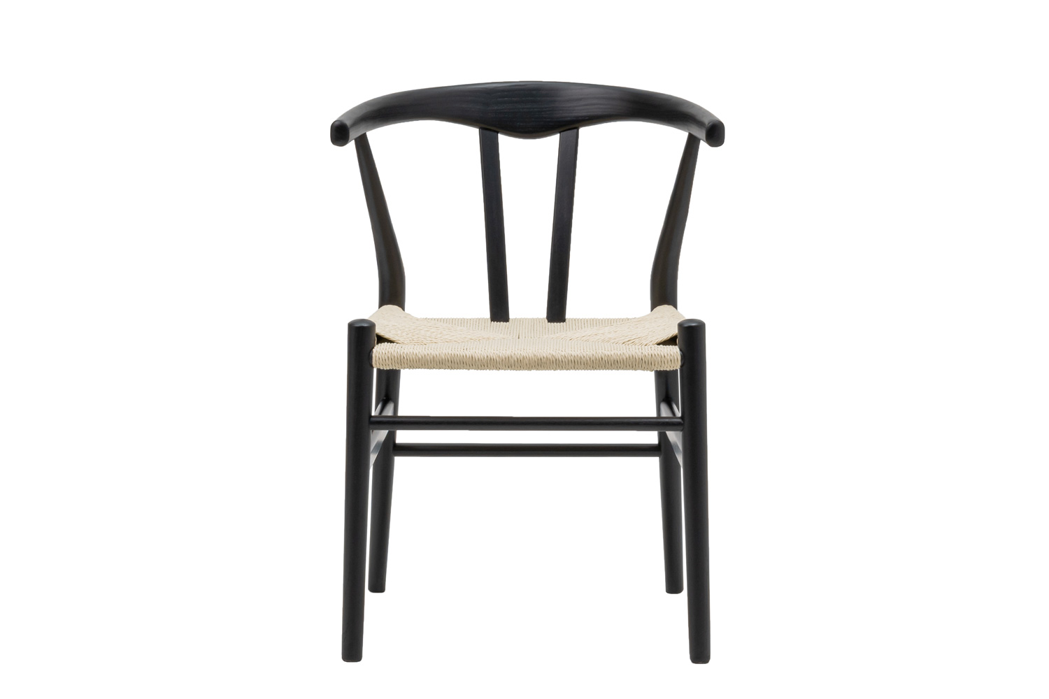 E-comfort リボーンチェア アッシュ ブラック塗装 / ナチュラルペーパーコード