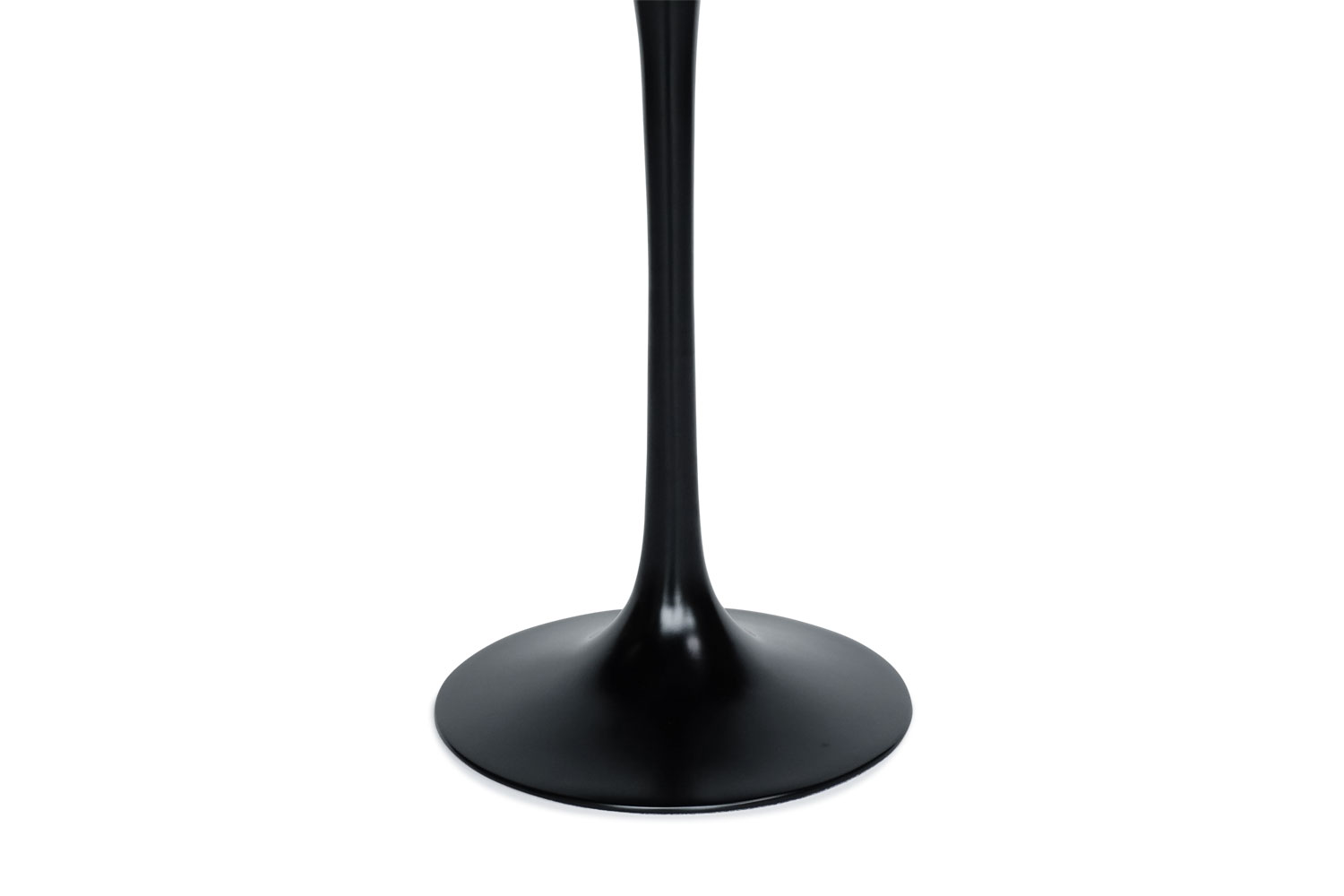 E-comfort チューリップコーヒーテーブル ラウンドサイドテーブル 大理石ブラック | 