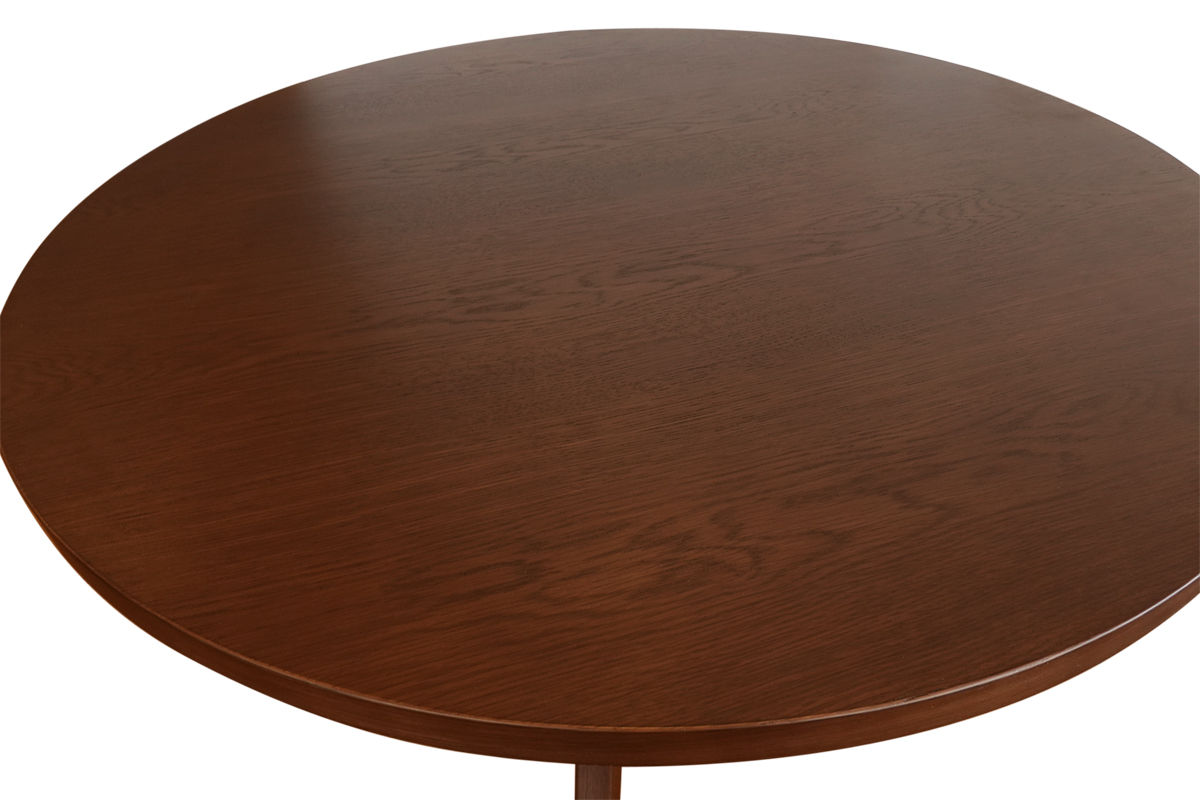 E-comfort ゲリドン テーブル Φ120 オーク ブラウン塗装 | 