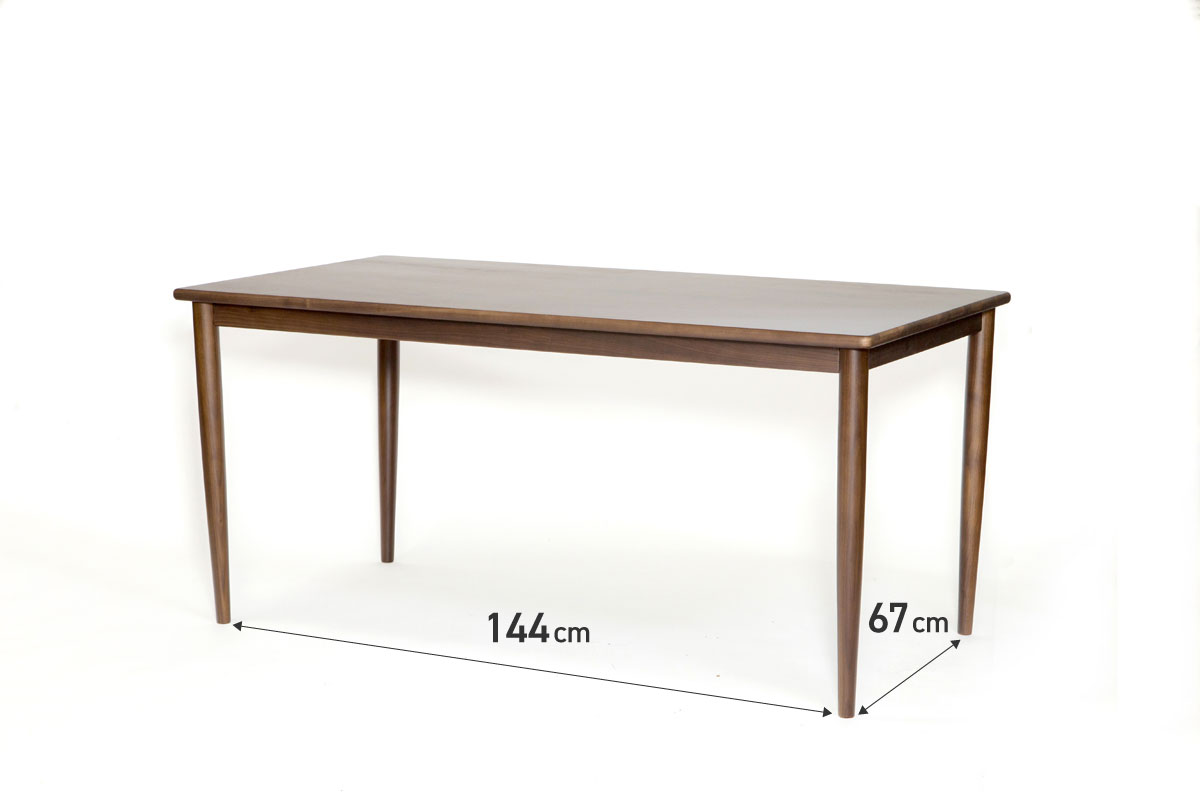 E-comfort ノルドテーブル 160cm ウォールナット【在庫限り】 | 